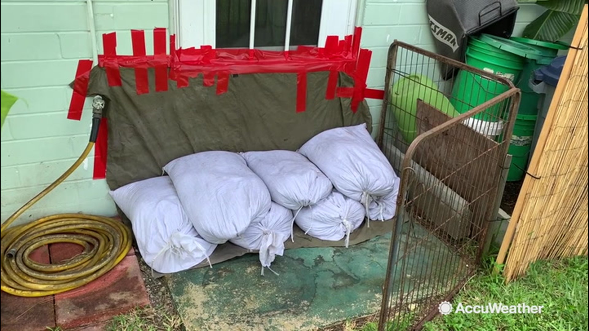 Are sandbags and tarps enough to protect this house from ...