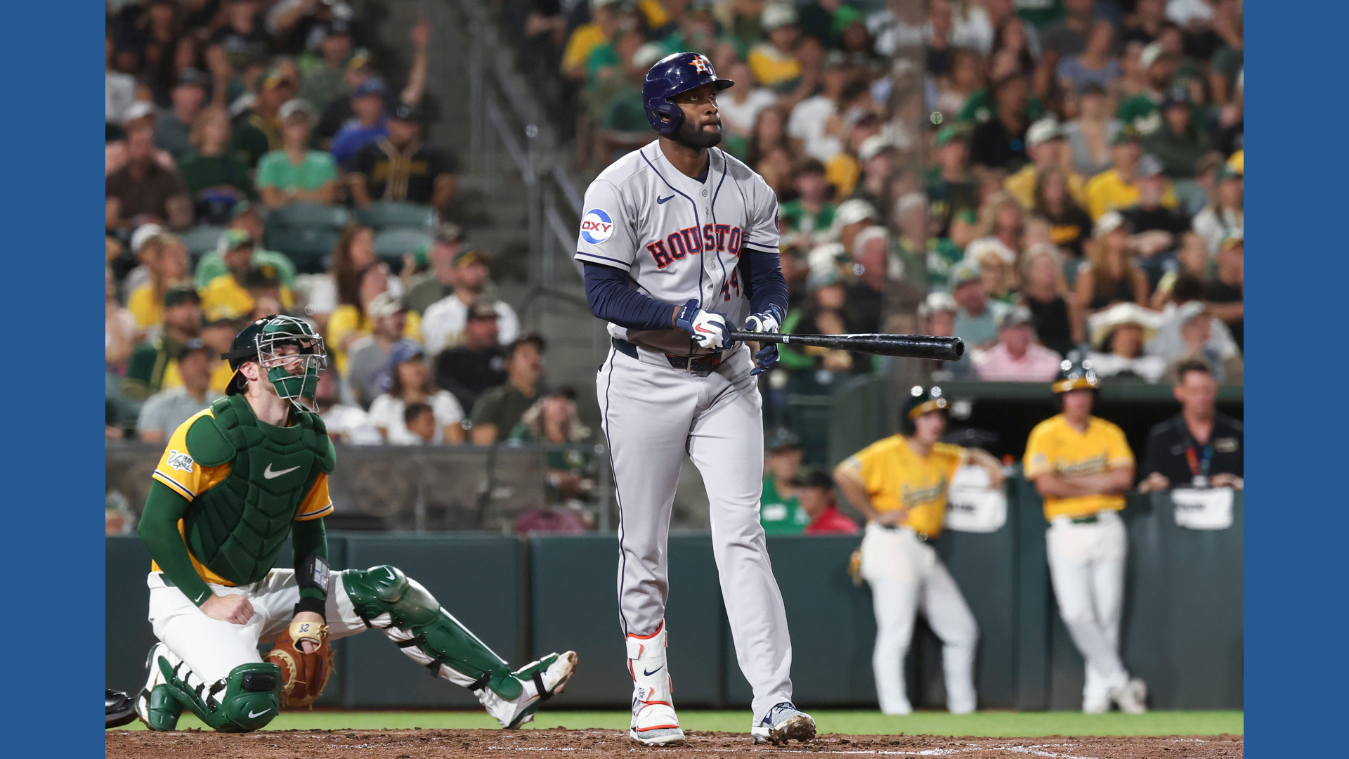 Yordan Alvarez goes deep as Astros hit 5 homers in 13-2 rout of A's to ...