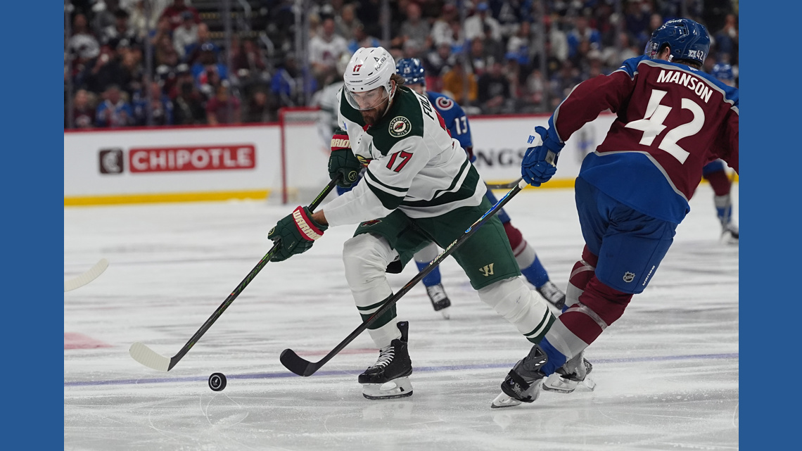 Minnesota Wild forward Marcus Foligno wins the NHL's King Clancy award for leadership and service
