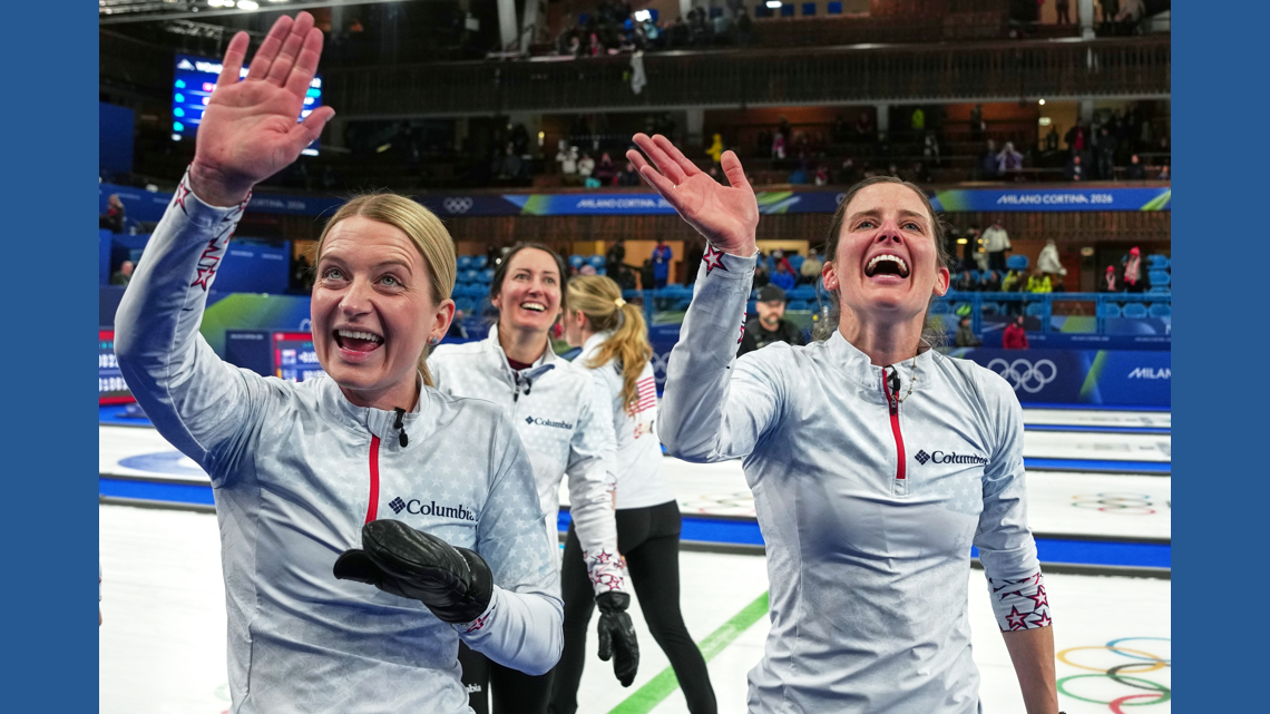 U.S. women's curling team in Olympic semi finals