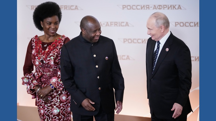 Putin woos African leaders at a Moscow summit aimed at expanding Russia- Africa ties | kare11.com