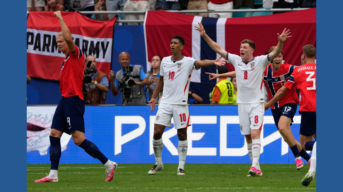 Reaking Rope England scores in World Cup match with Norway after ball appears to hit ...
