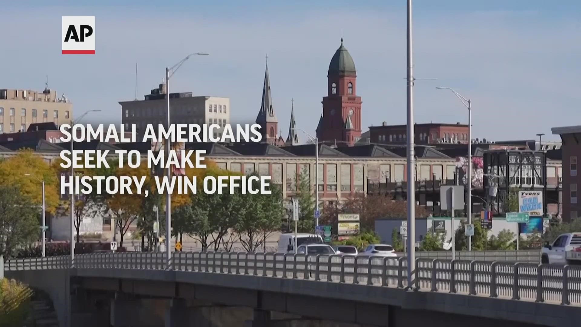 Across the country, 11 Somali Americans are running for legislative seats in Maine, Minnesota, Ohio and Washington state.