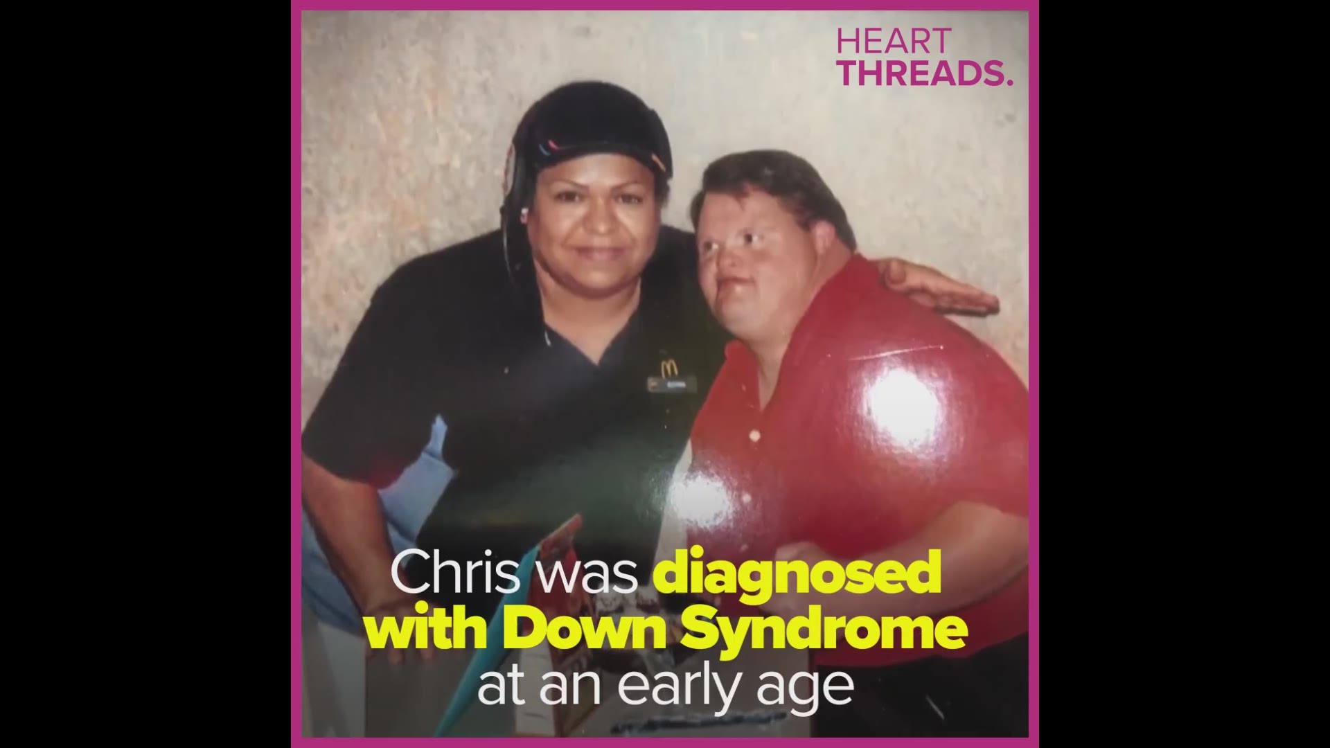 Chris Campbell has Down syndrome and has worked at McDonald's for 27 years. Now he's received a special honor for his dedicated service.