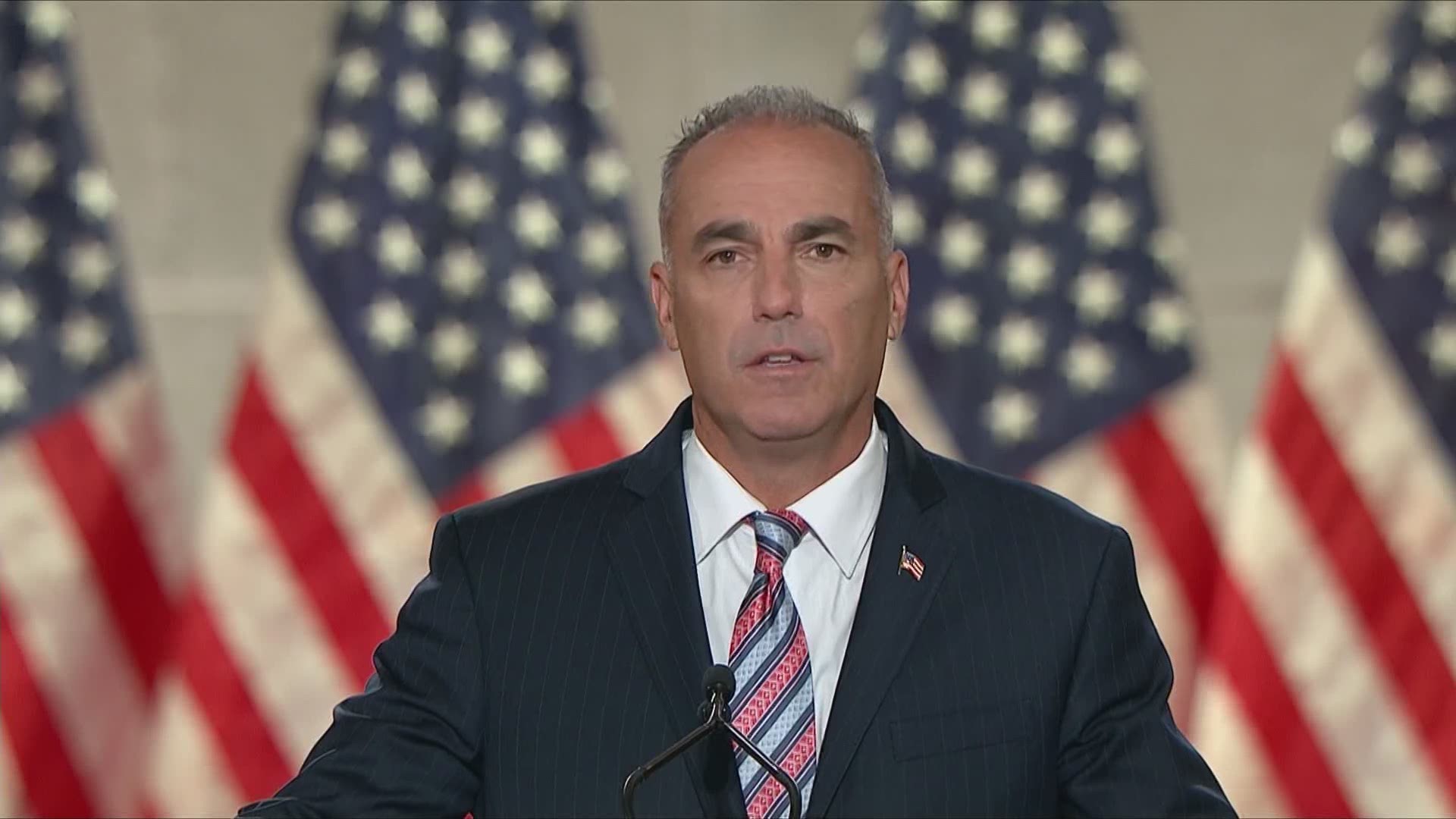 Andrew Pollack, whose daughter Meadow died at Parkland, spoke during the RNC about why he's supporting President Donald Trump.