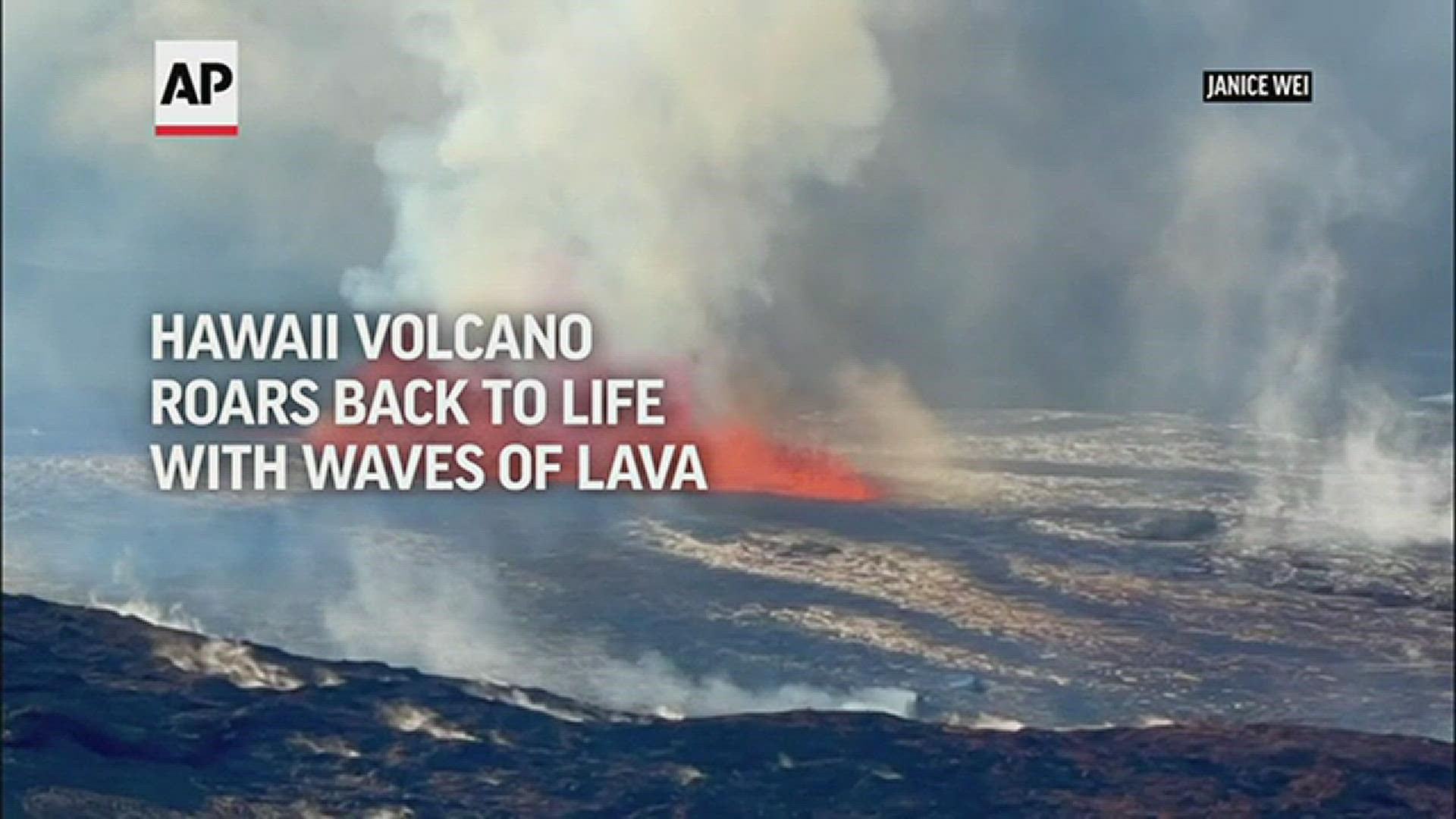 This latest eruption began Thursday, less than one month after Kilauea and its larger neighbor Mauna Loa went quiet.