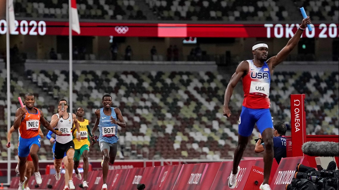 Us Wins Mens 4x400m Relay At Tokyo Olympics