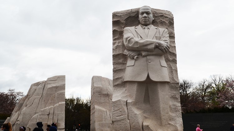 'Out of a mountain of despair, a stone of hope' | MLK Memorial brings famous speech to life