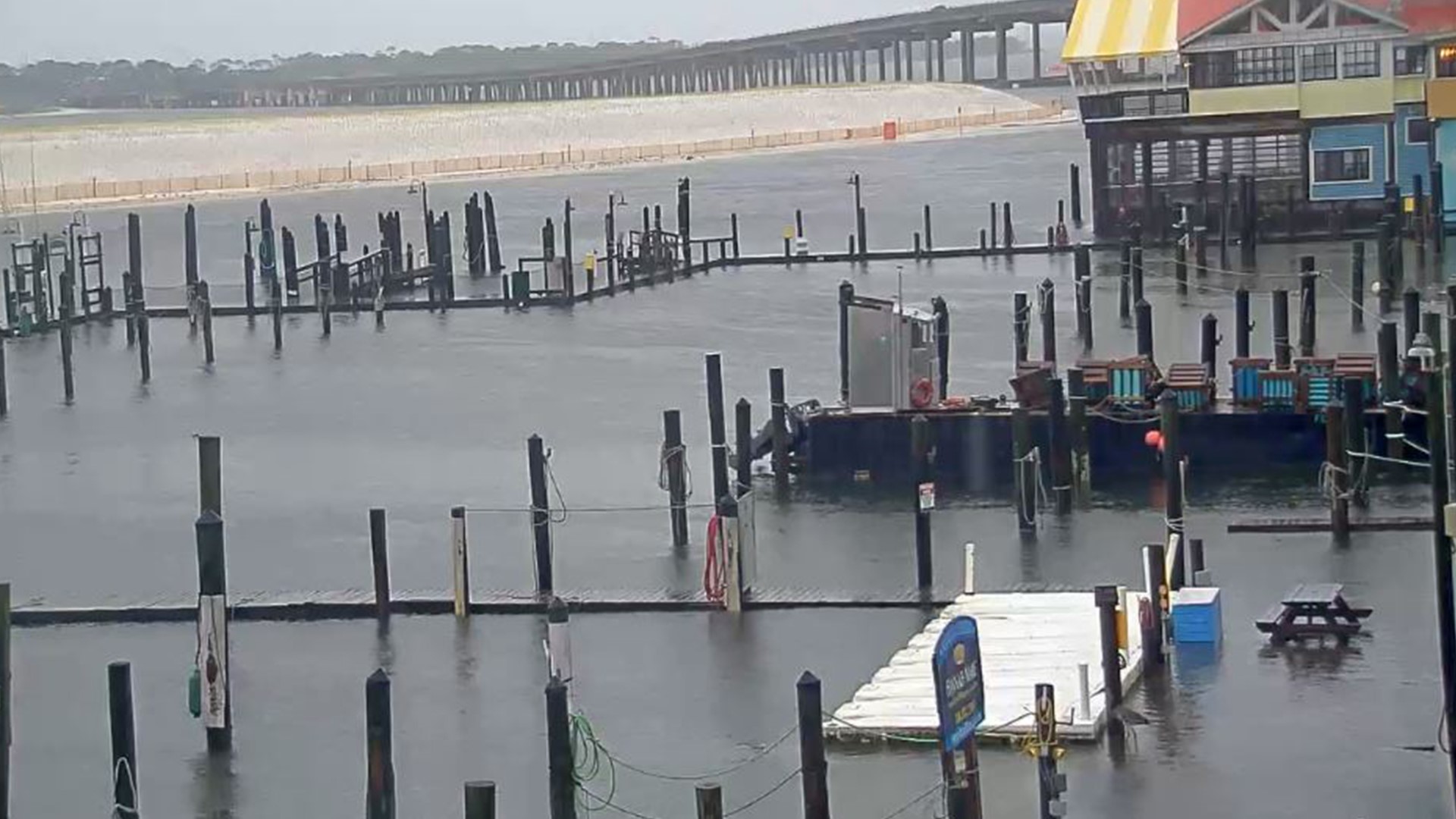 Live cameras capture storm damage in the aftermath of Hurricane Michael ...