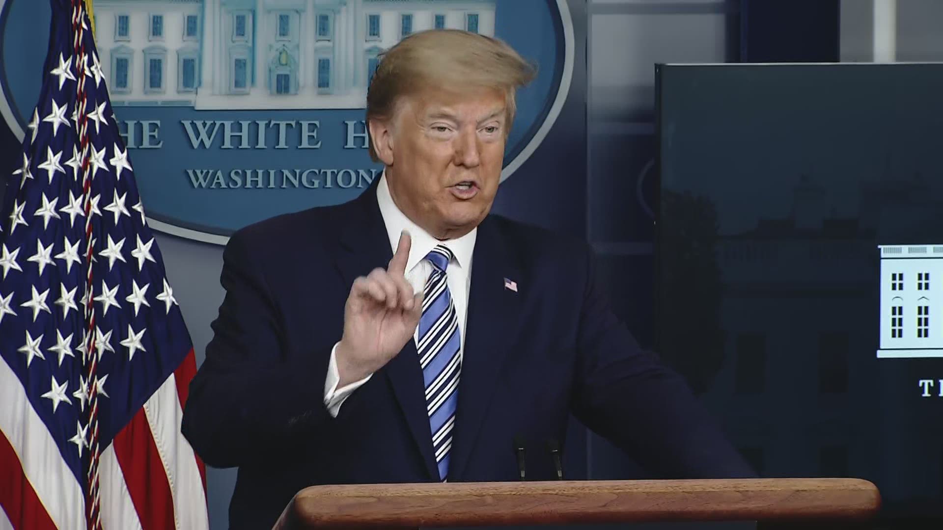 President Trump said Sunday that his administration is planning to utilize the Defense Production Act to make more swabs for the country.
