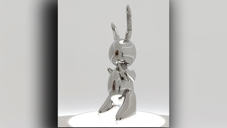 Jeff Koons 'Rabbit' sets auction record at $91 million