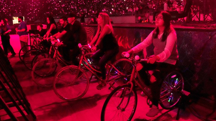How Coldplay is using bikes, dance floors to harness fans' energy