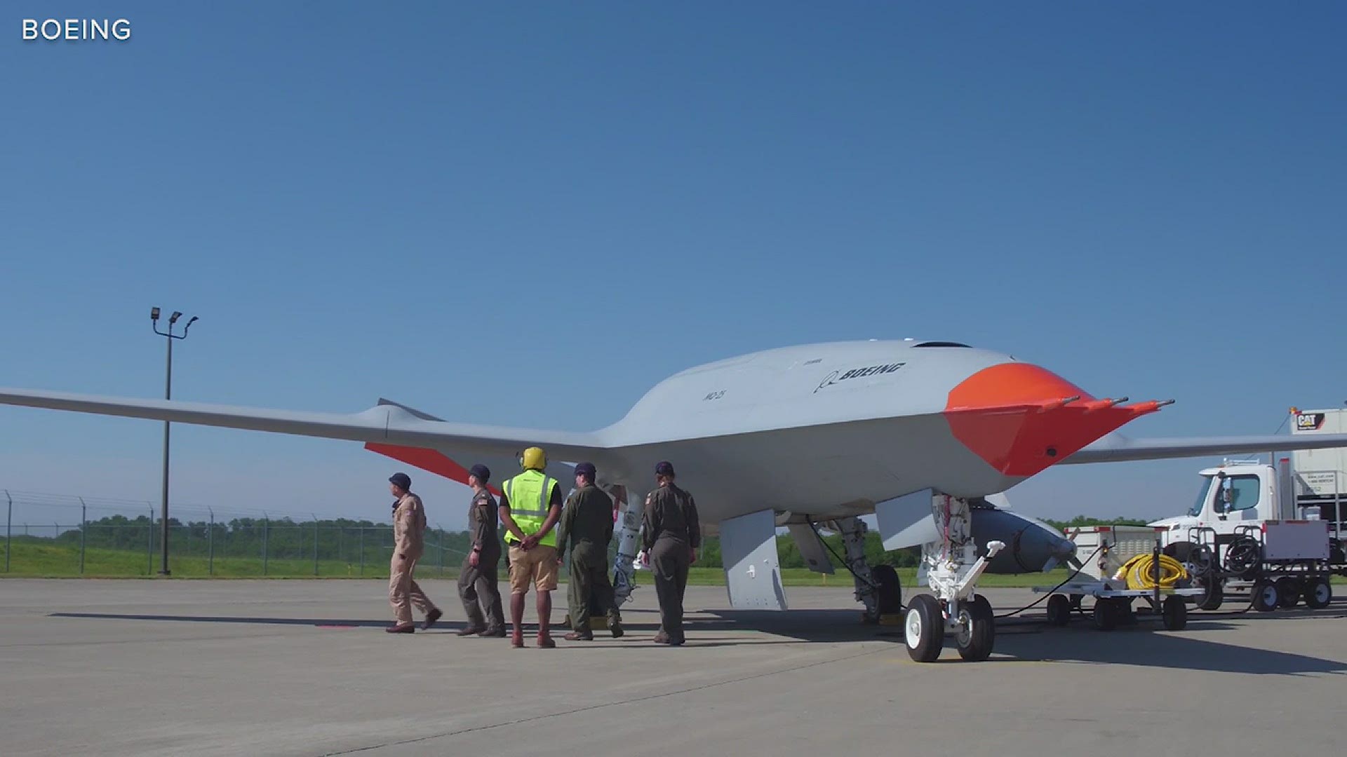 A Boeing MQ-25 T1 Stingray test tanker, unmanned, refueled a Navy F/A-18 Super Hornet for the first time, June 4, 2021.