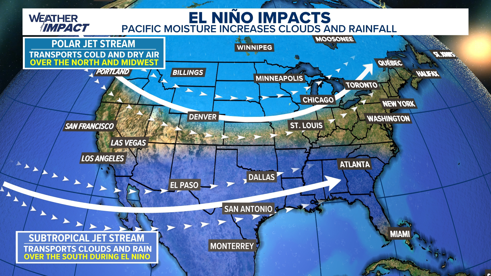 Why El Niño raises the South's flooding risk