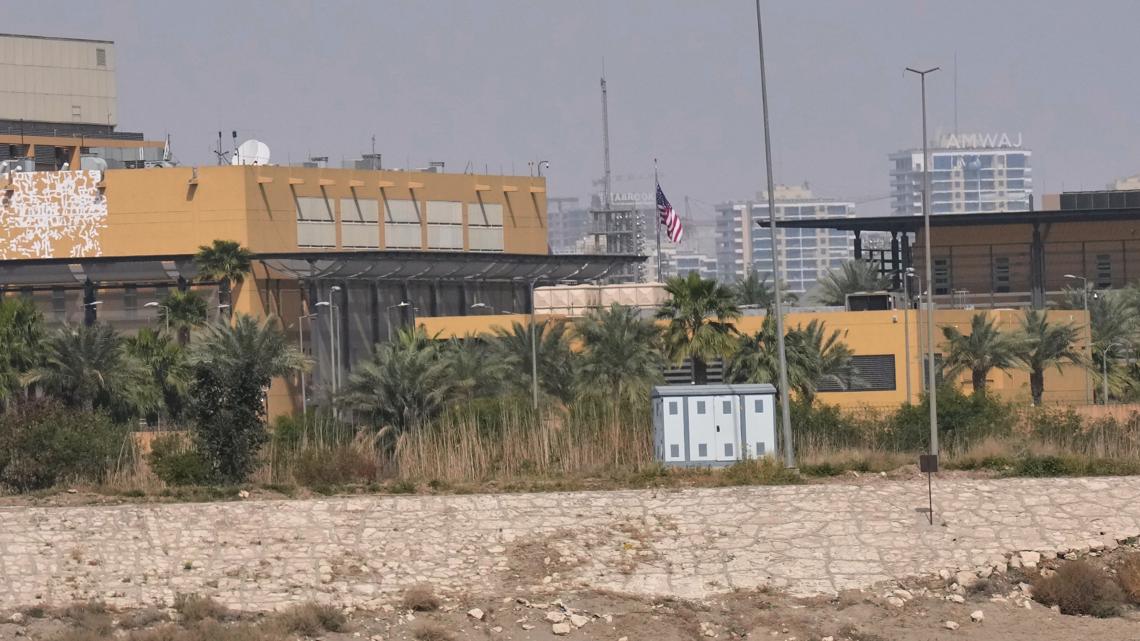 Missile strikes helipad inside US Embassy compound in Baghdad, Iraqi security officials say