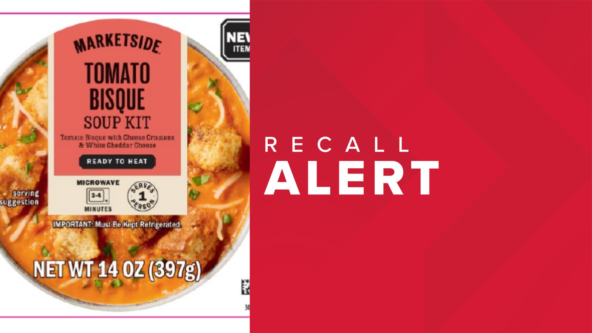 Tomato bisque soup kits sold at Walmart recalled due to possible listeria contamination