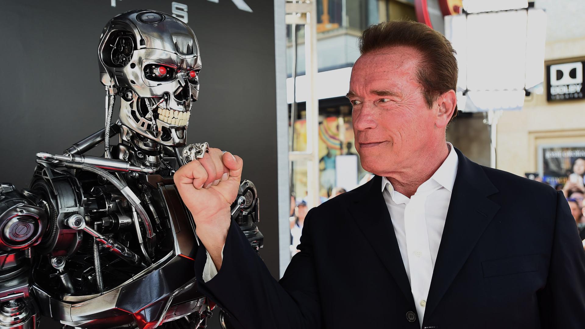 Watch: Robots get fiery 'Terminator' farewell in Finland with Schwarzenegger cameo