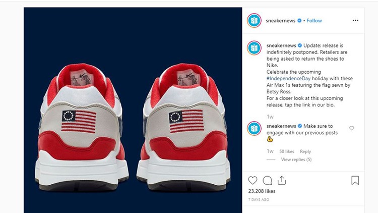 nike and betsy ross