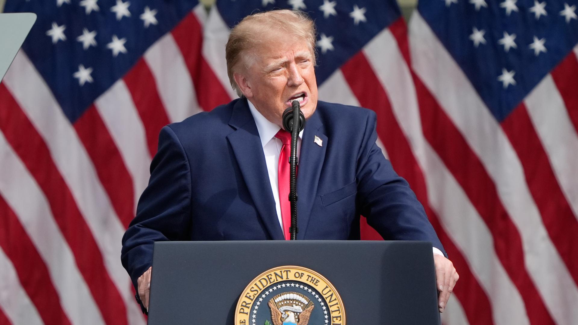 President Trump commemorates 25th anniversary of 9/11 attacks at the Pentagon