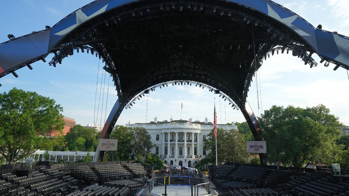 How to watch: 'UFC Freedom 250,' the mixed martial arts fight on the White House lawn