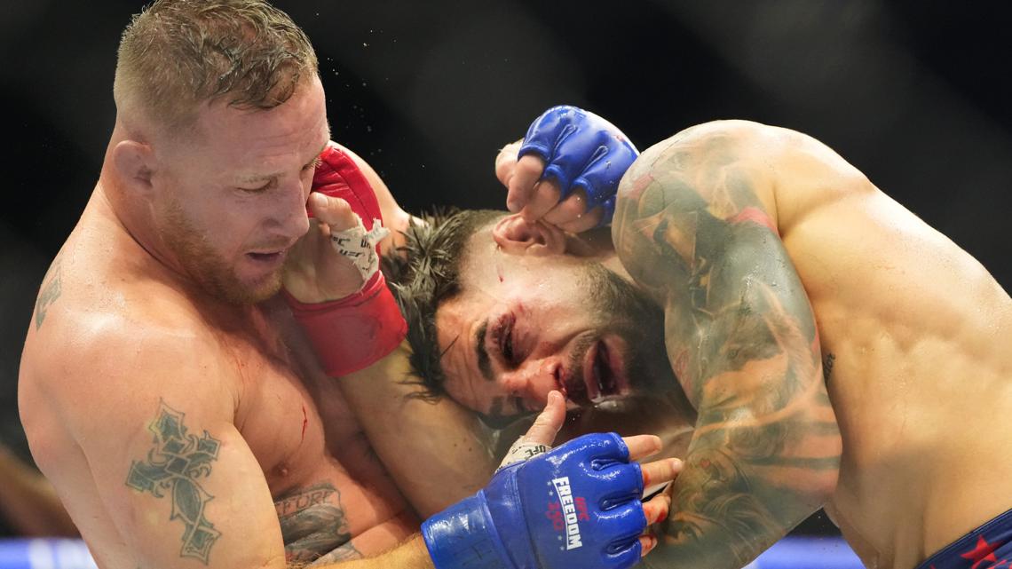 Who won the UFC Freedom 250 bouts?