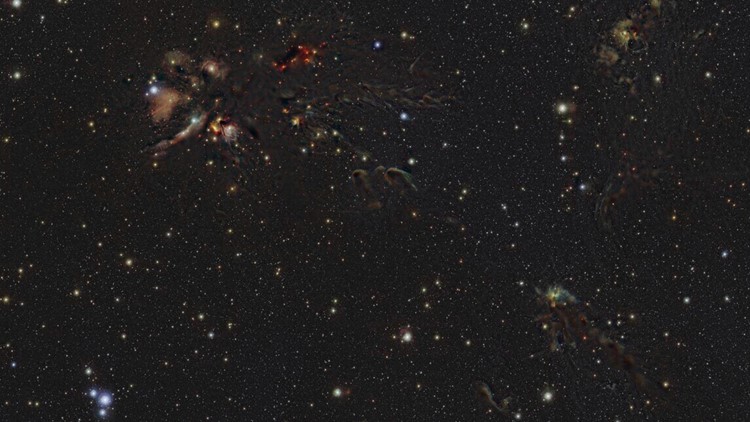 Stunning mosaic of baby star clusters created from 1 million telescope shots