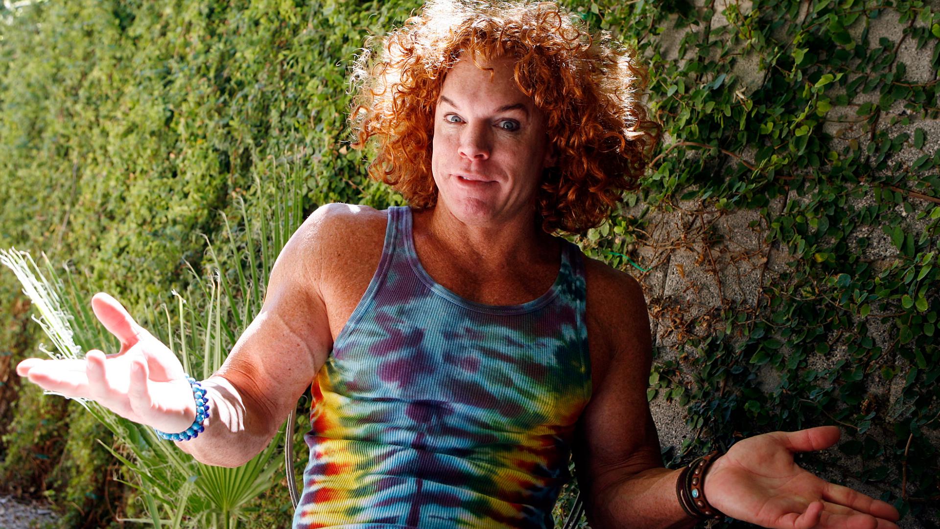 Carrot Top 'breathing on his own' as his health improves, publicist says