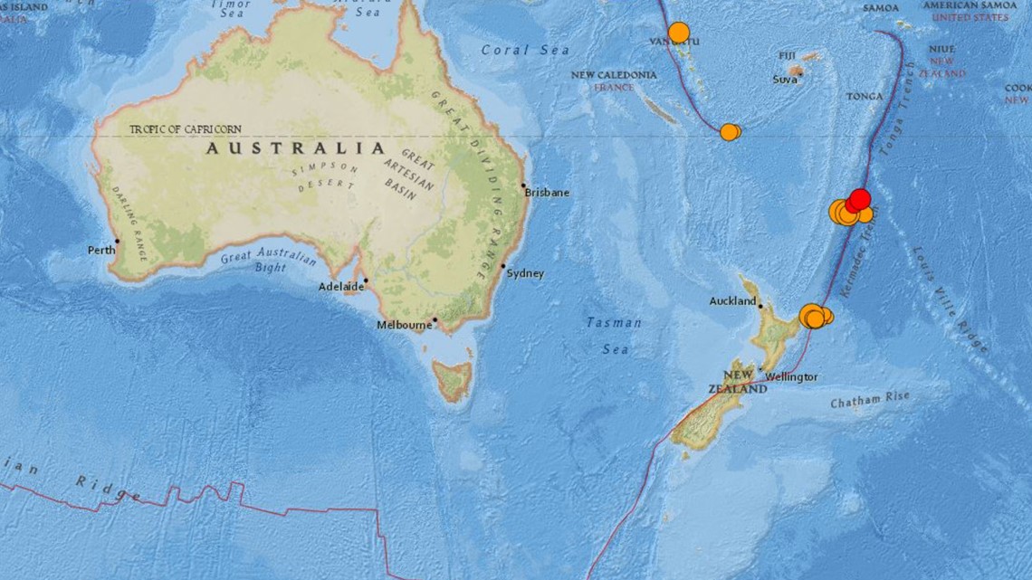 Tsunami watch in Hawaii cancelled after Pacific earthquake