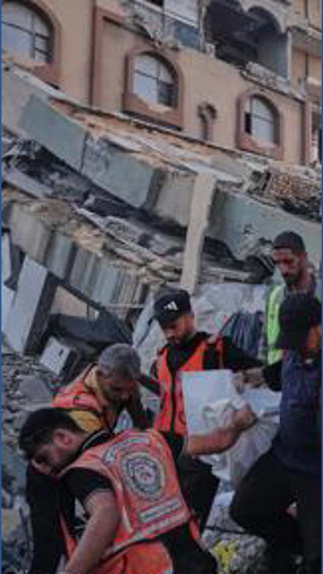 19 killed, 25 injured after war-damaged building collapses in Gaza