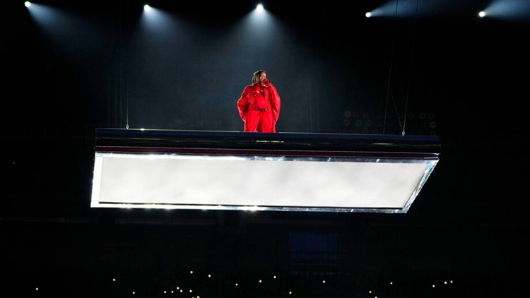 Rihanna soars in Super Bowl halftime performance - WHYY