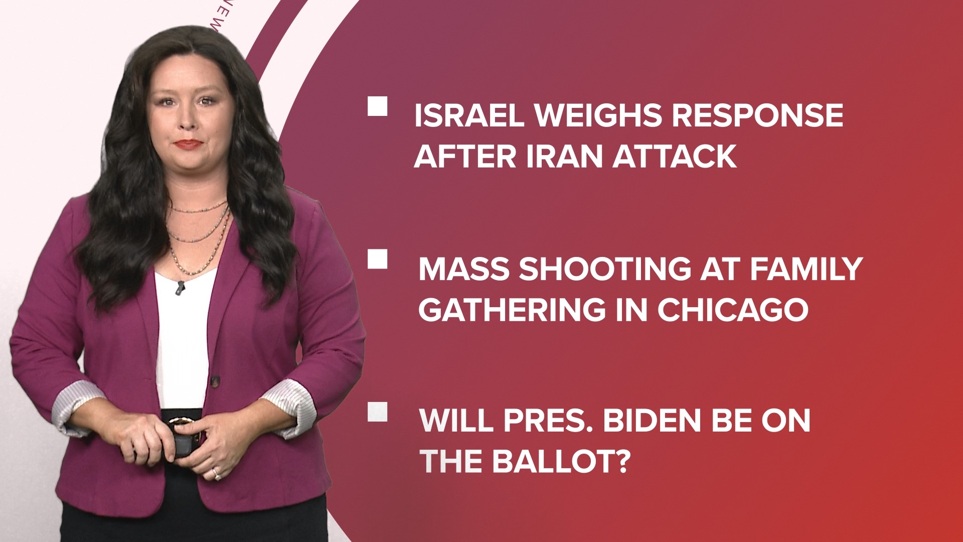 A look at what is happening in the news from a mass shooting in Chicago to President Biden's ballot issues and Scheffler's Masters win.