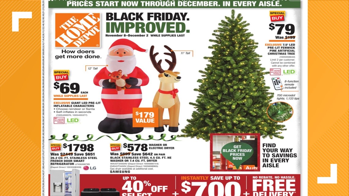Home Depot releases 2020 Black Friday ad with extended shopping
