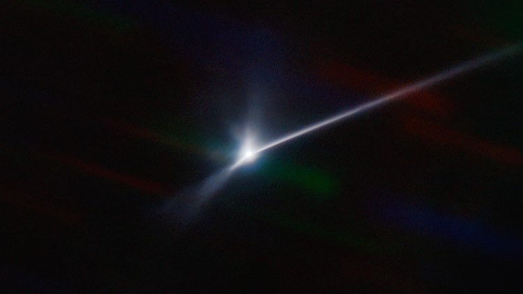 Astronomers spot comet-like debris trail after NASA's asteroid crash