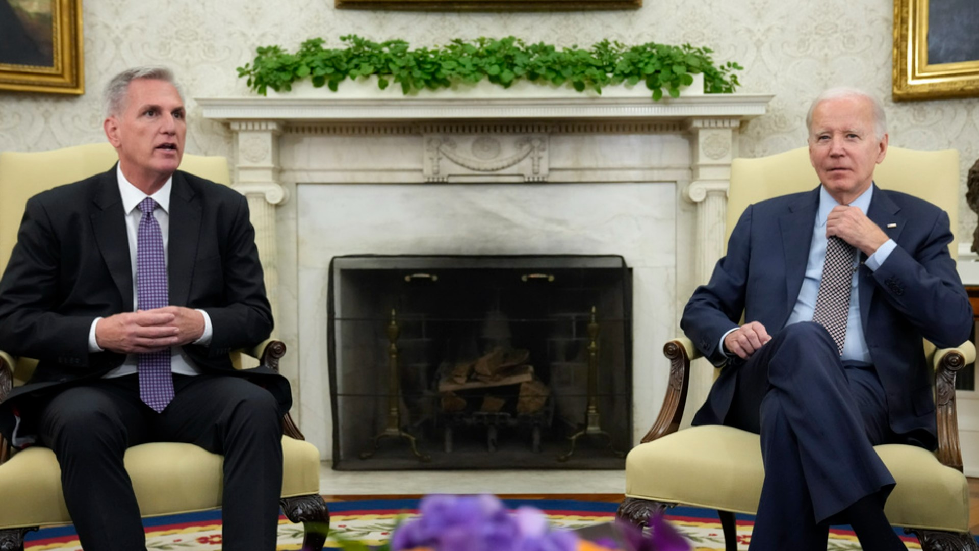 House Speaker Kevin McCarthy said he had a productive debt ceiling discussion with President Joe Biden late Monday at the White House, but no agreement yet.