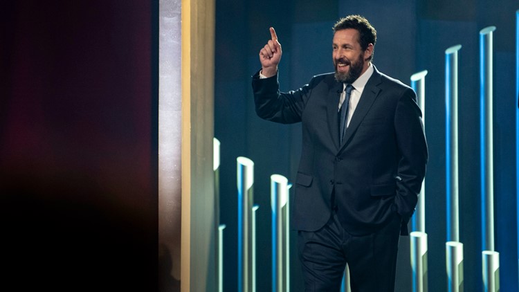 Adam Sandler receives Mark Twain Prize, praise from comic pals