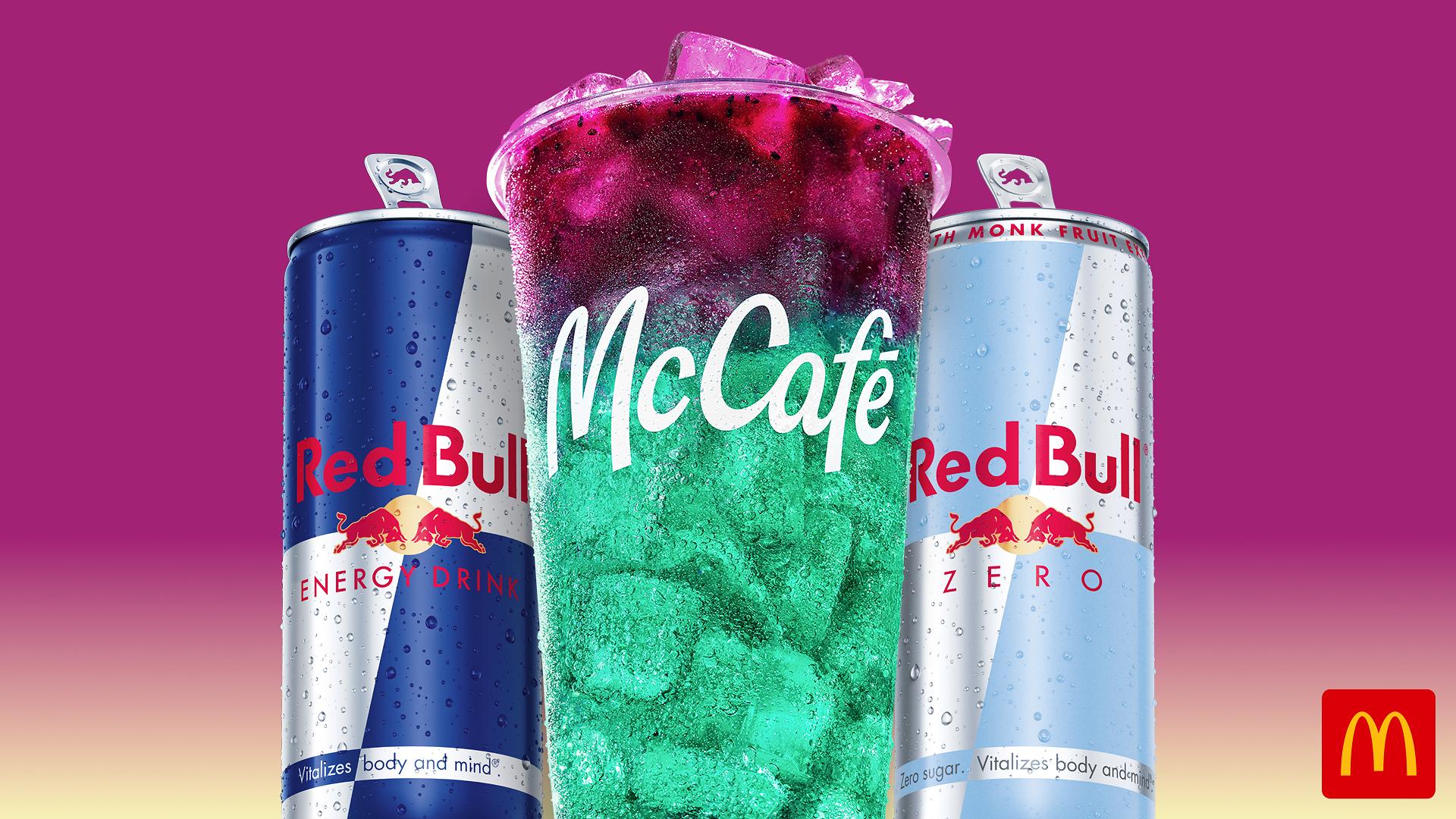 McDonald's is bringing Red Bull to the menu, marking its first-ever energy drink