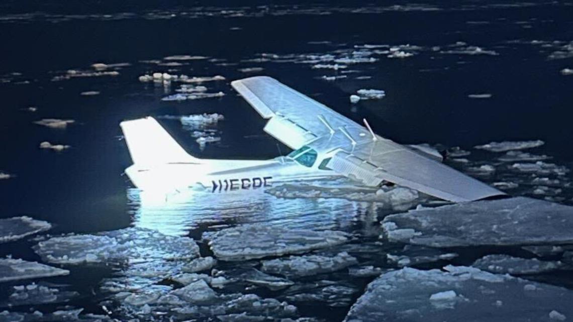 Pilot, 17-year-old student swim ashore after plane makes emergency ...