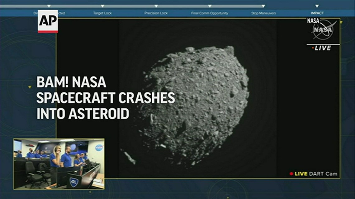 Bam! NASA spacecraft crashes into asteroid