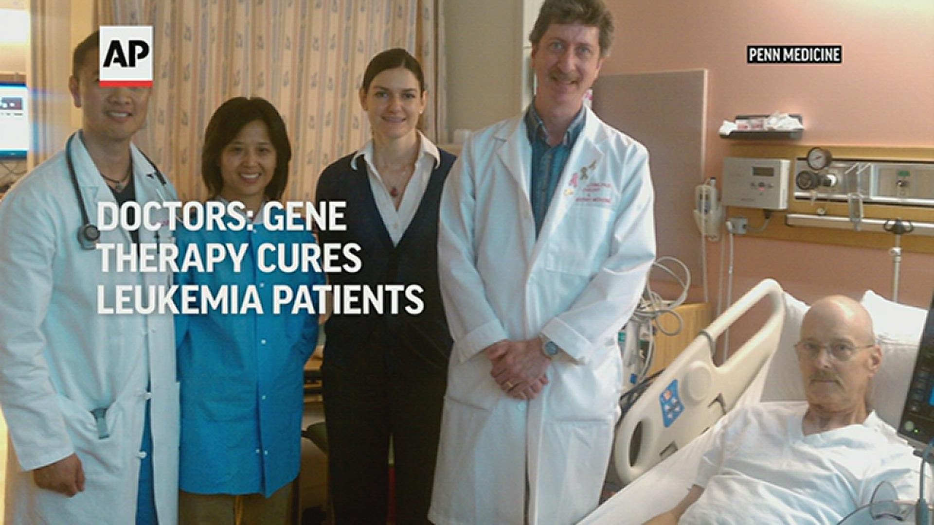 Doctors say they've cured two patients of leukemia with a gene therapy that transforms someone's own immune cells into microscopic cancer killers.