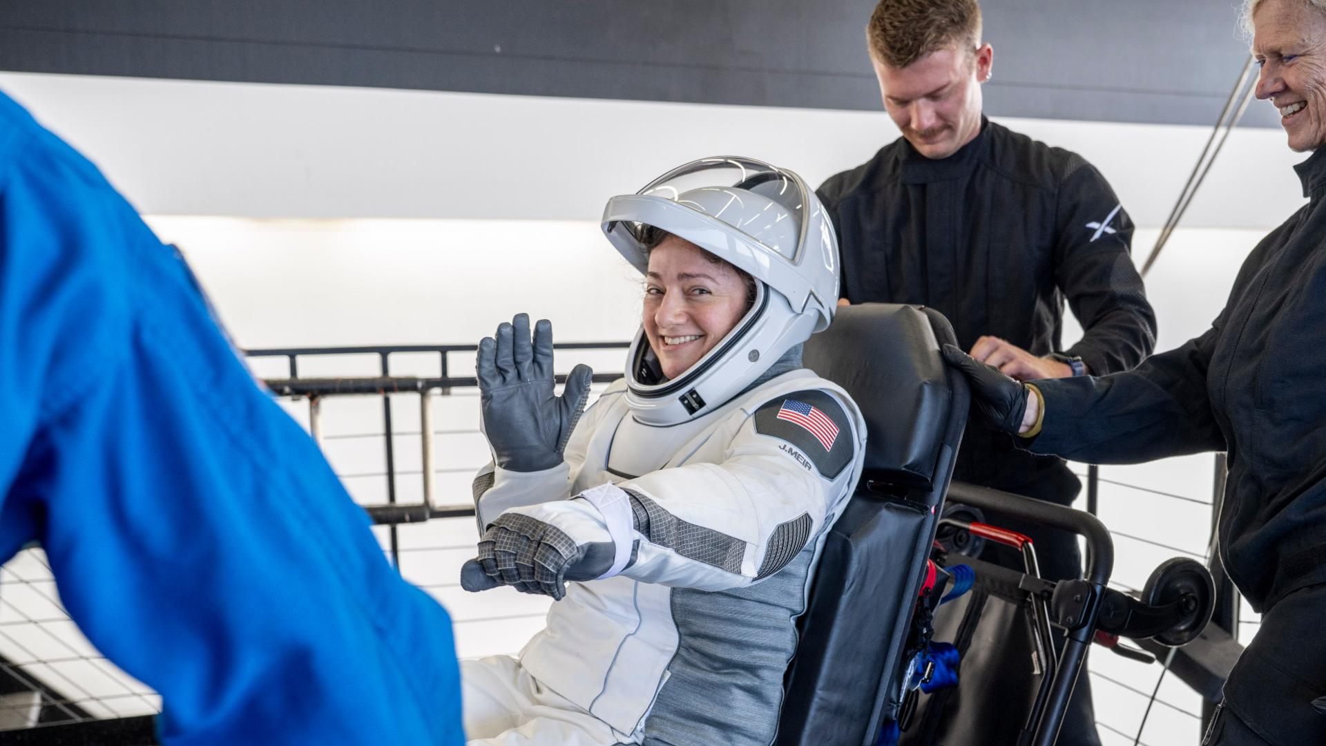 Four astronauts return to Earth after eight months in space