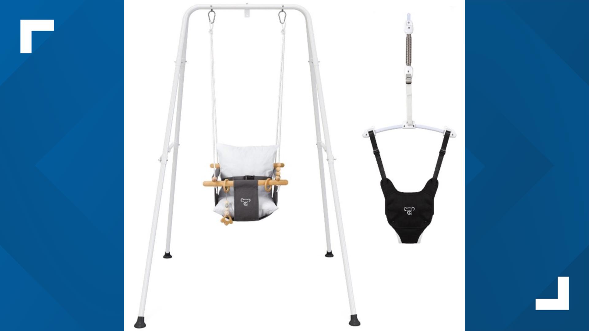 41,000 baby jumpers and swings recalled due to risk of injury, strangulation