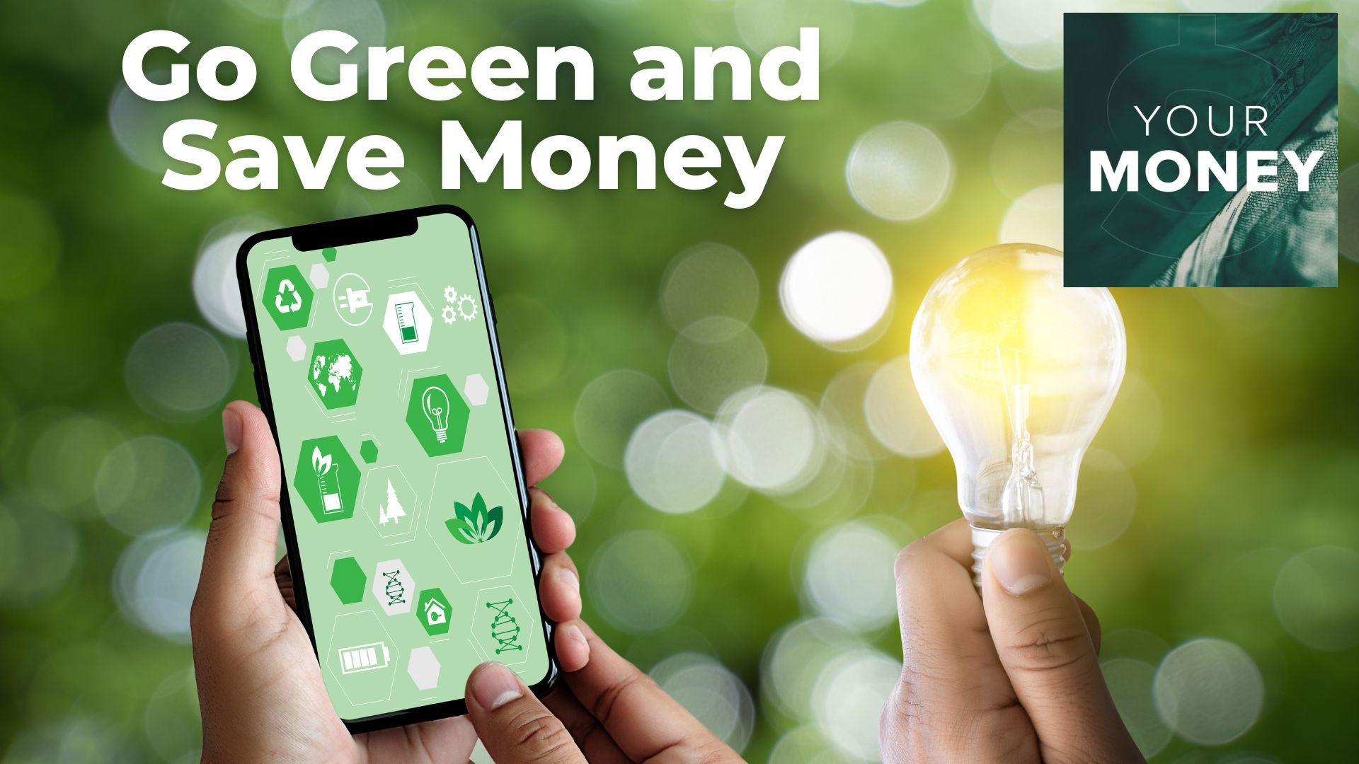 Gordon Severson shares how going green can help save you money. From how to get the best gas mileage to how often you should really be washing your clothes.