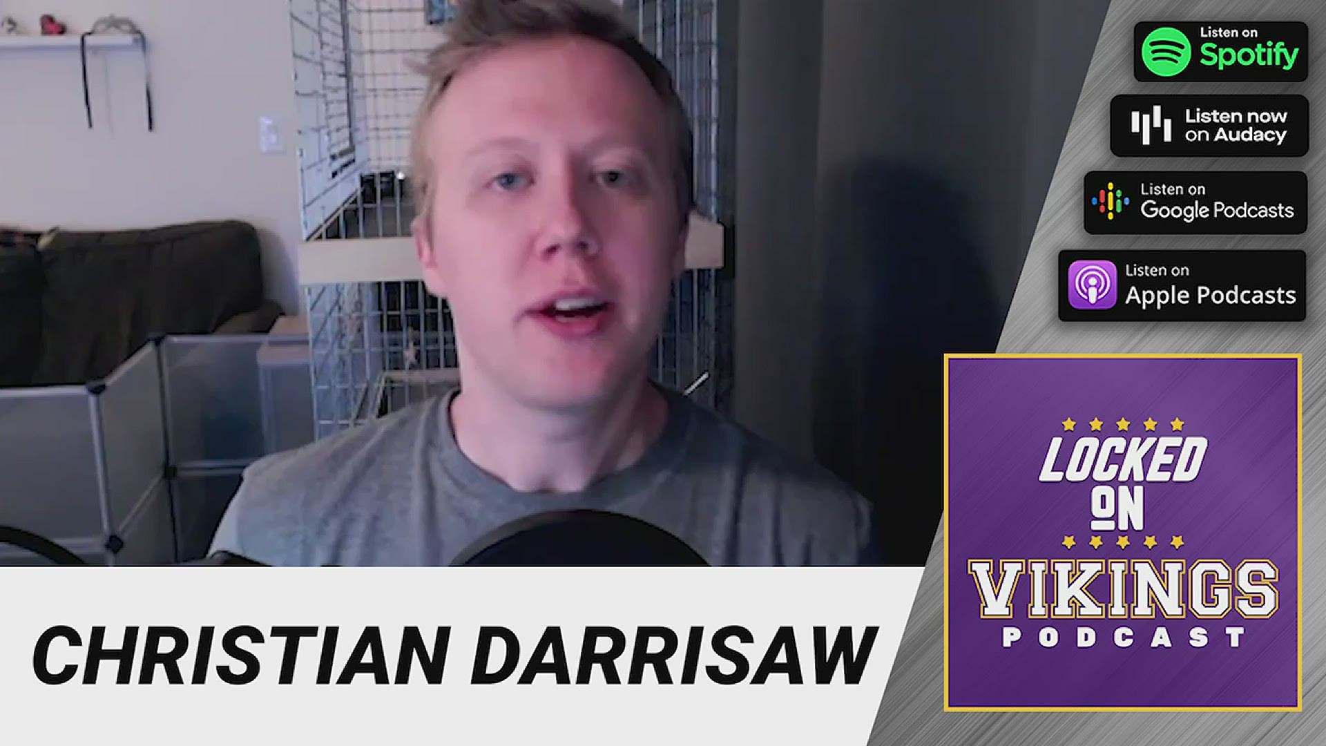 The Locked On staff react to the Minnesota Vikings selecting Christian Darrisaw in the 2021 NFL draft.