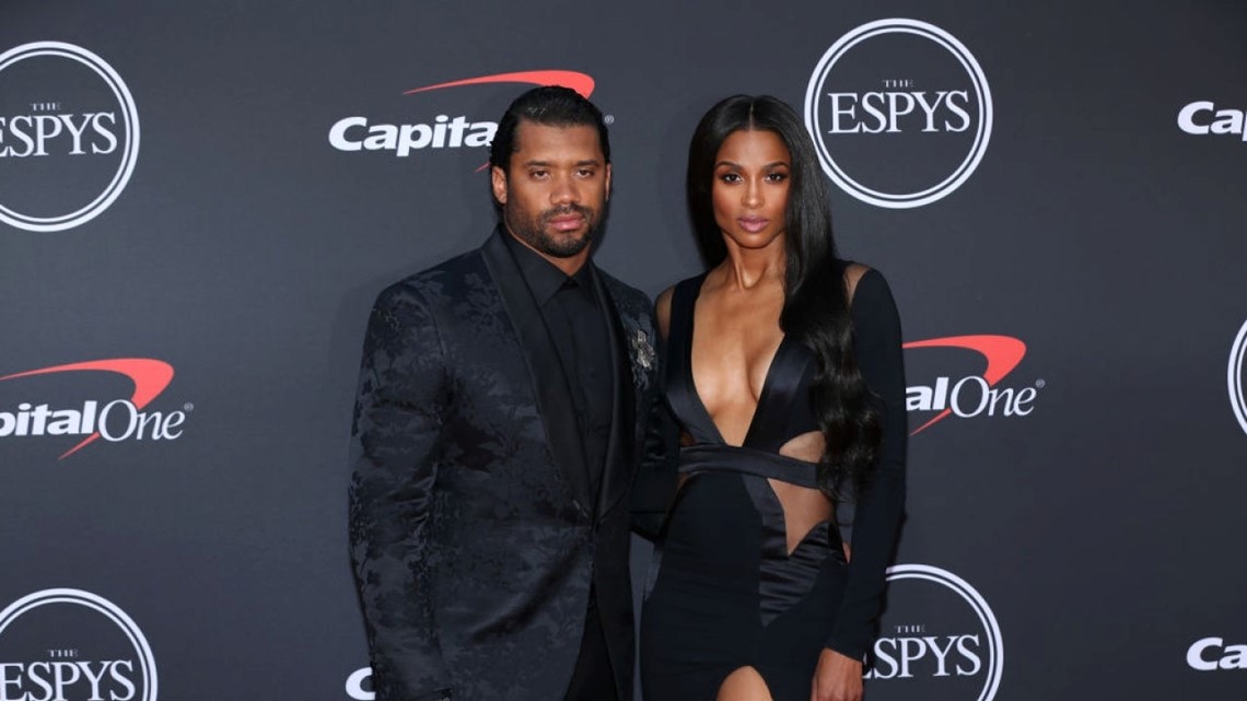 Ciara and Russell Wilson Level Up For 2022 ESPYS Red Carpet