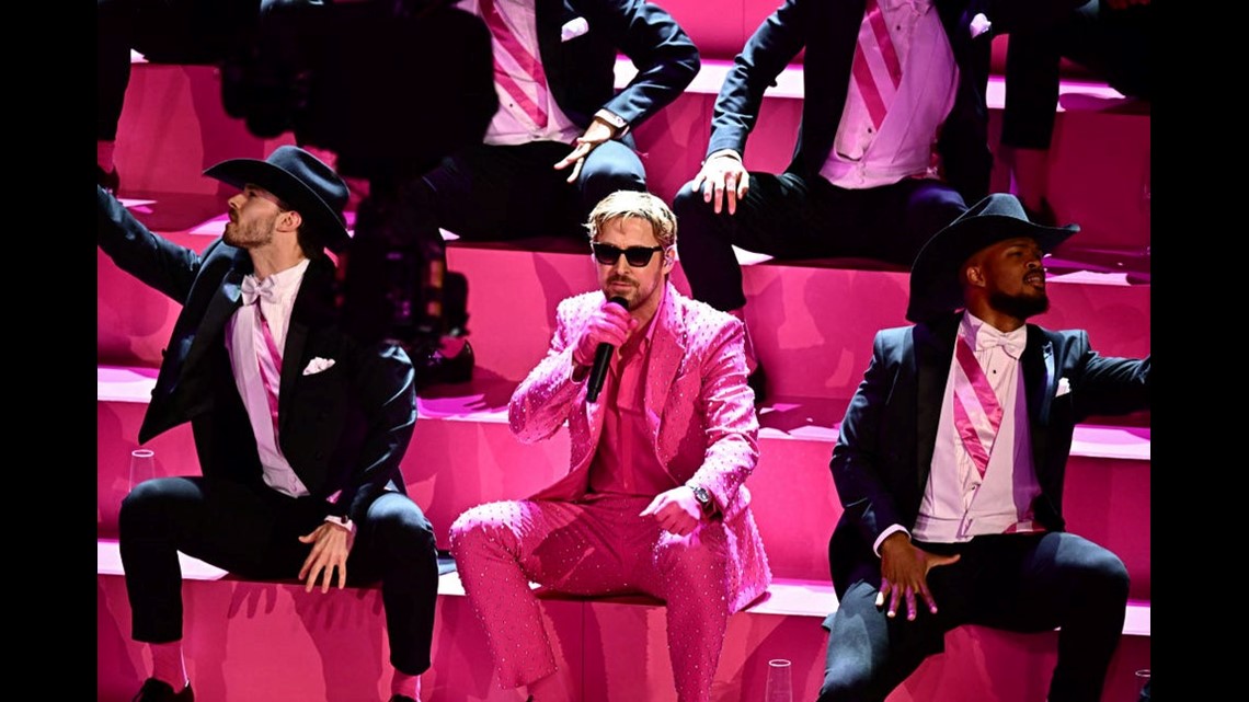 Watch Ryan Gosling Rehearse 'I'm Just Ken,' Practice Barbie Dance Moves