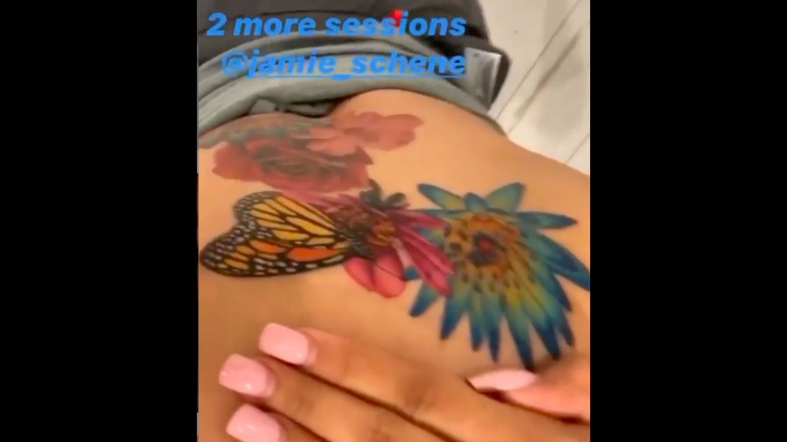 Cardi B Shows Almost Her Full Butt Tattoo in Instagram Post