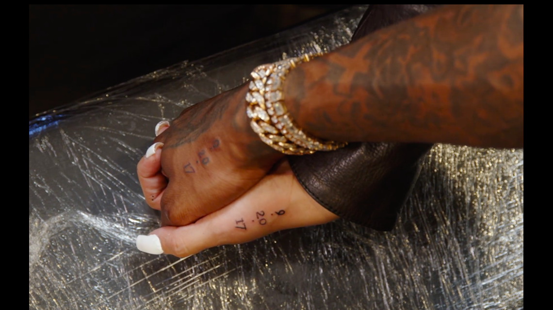 Cardi B and Offset Tattoo Each Other With Wedding Dates on Their