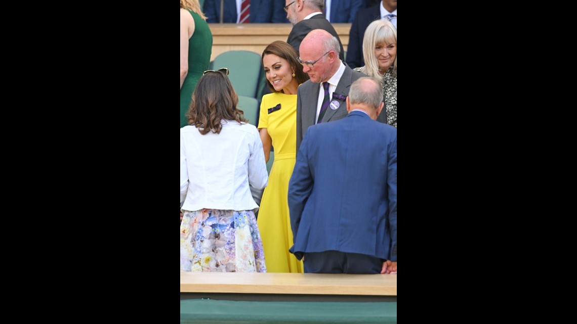 Kate Middleton Soaks Up Wimbledon in Stunning Yellow Dress -- See the Pics! | kare11.com Kate Middleton Soaks Up Wimbledon in Stunning Yellow Dress -- See the Pics! | kare11.com