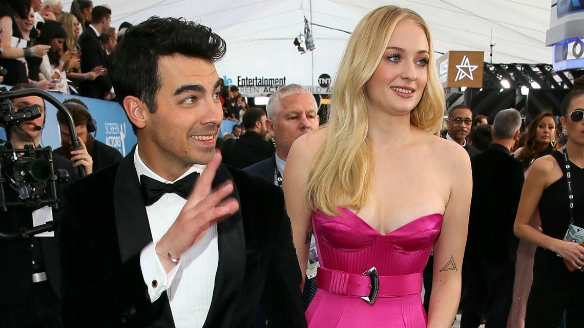 Sophie Turner and Joe Jonas at the SAG Awards 2020