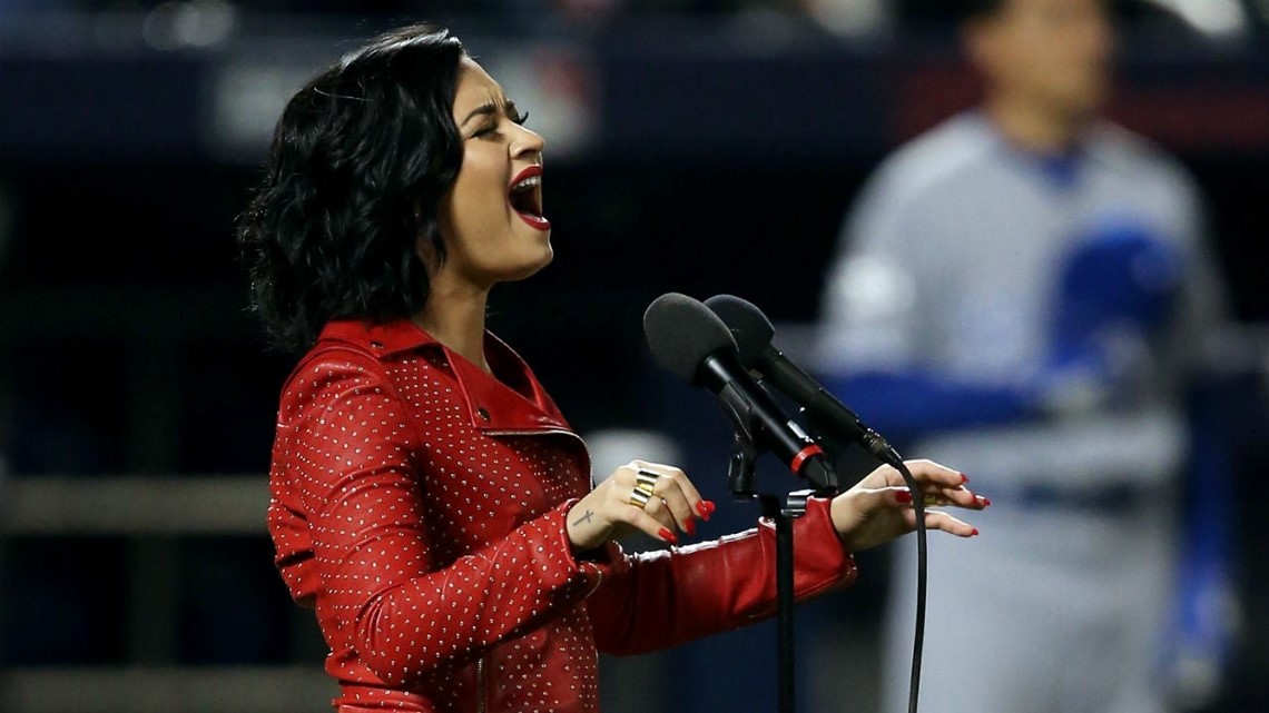 Super Bowl national anthems: Whitney, Beyoncé, Demi among best